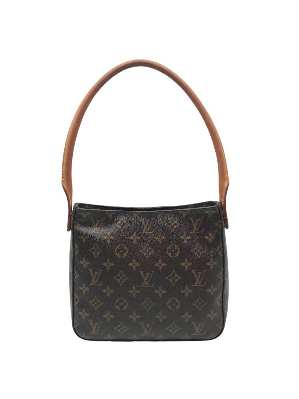 Louis Vuitton Dark Brown Monogram Canvas Looping MM Shoulder Bag